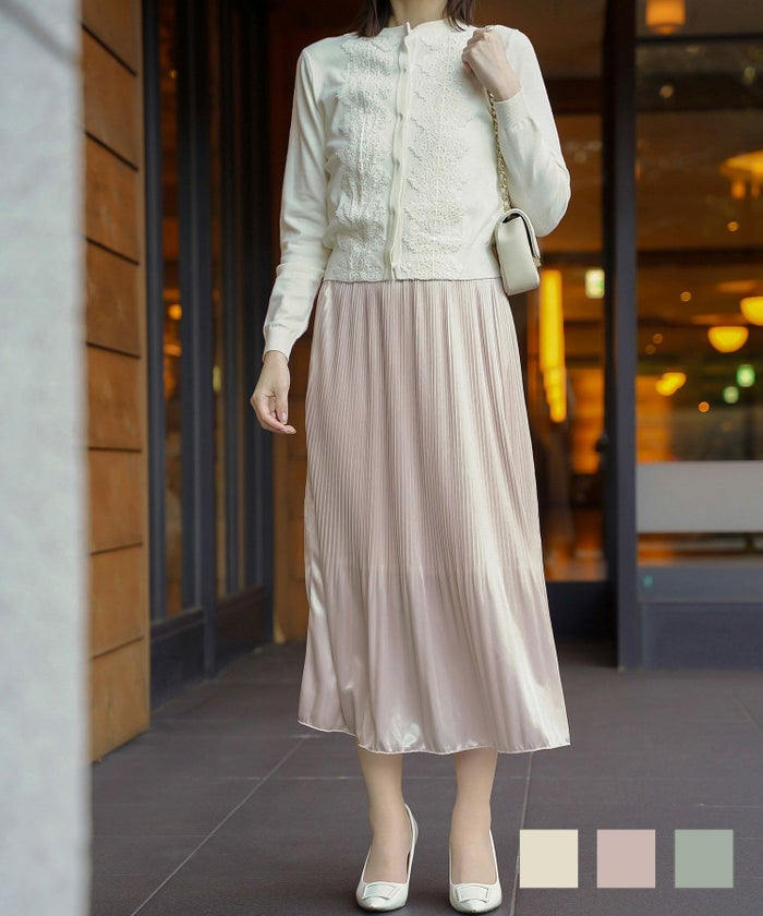 消しプリーツ スカート HUIT 全3色｜hit611-0353【1】