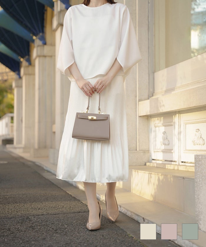 消しプリーツ スカート HUIT 全3色｜hit611-0353【1】