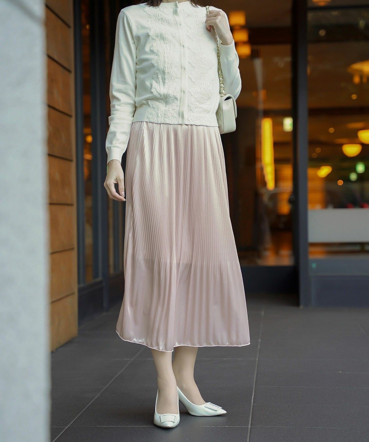 ボトムス スカート ロング レディース ファッション 大人 春秋 エレガント かわいい 無地 式 トレンド ウィッシャブル ジョイントスペース