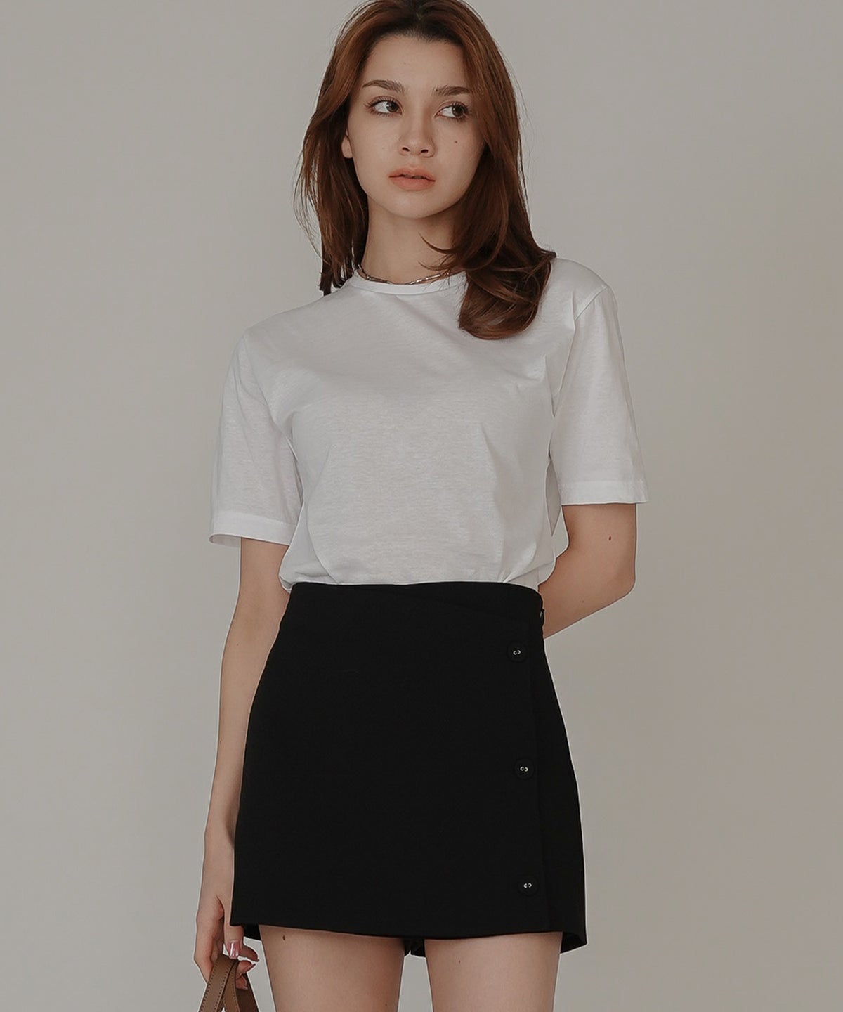 着回し インナートップス オシャレ 無地 女性らしい 韓国風 韓国系 スタイル盛れ カットソー タイトトップス 韓国風 綺麗め 細見え カジュアル KINO THE KEI