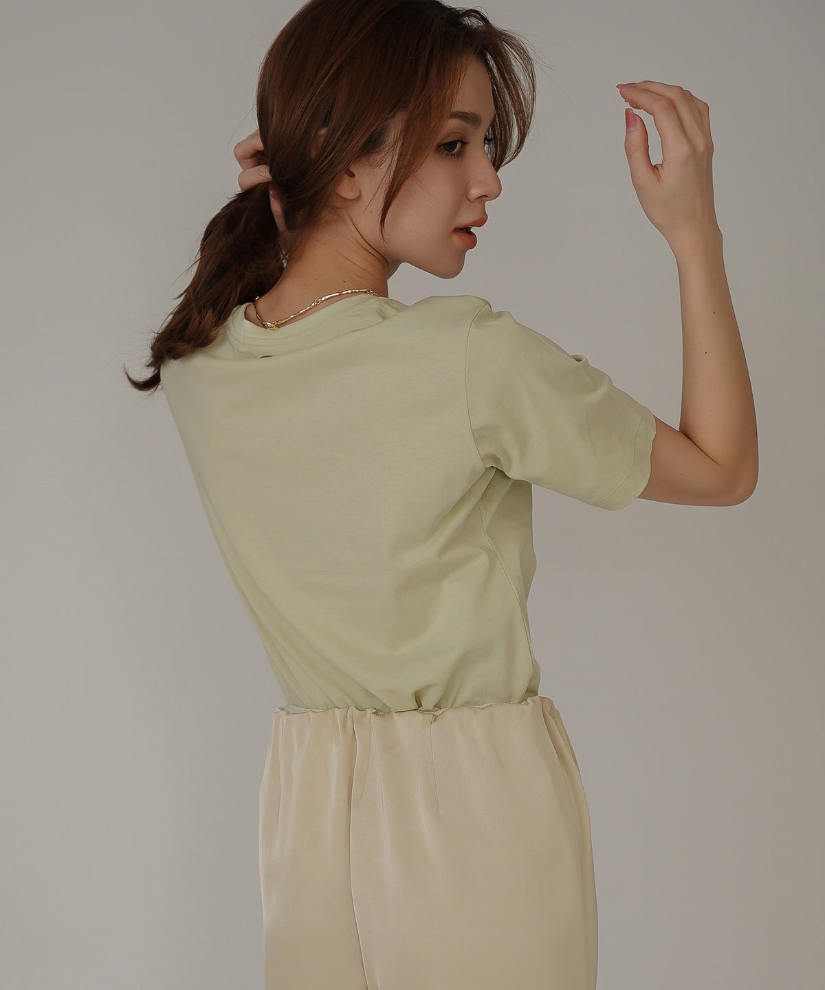 着回し インナートップス オシャレ 無地 女性らしい 韓国風 韓国系 スタイル盛れ カットソー タイトトップス 韓国風 綺麗め 細見え カジュアル KINO THE KEI