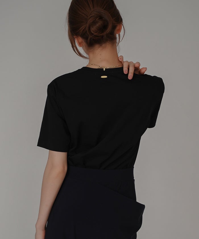 着回し インナートップス オシャレ 無地 女性らしい 韓国風 韓国系 スタイル盛れ カットソー タイトトップス 韓国風 綺麗め 細見え カジュアル KINO THE KEI