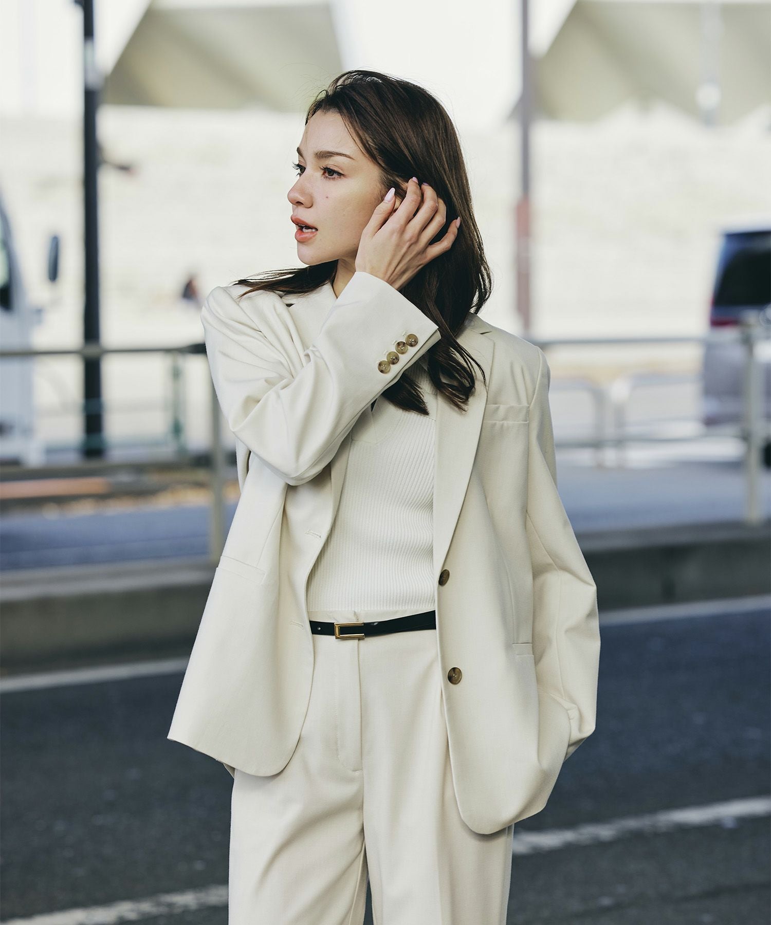 ARCHIVE COLLECTION サイドシーム スリム ストレート パンツ KINO THE