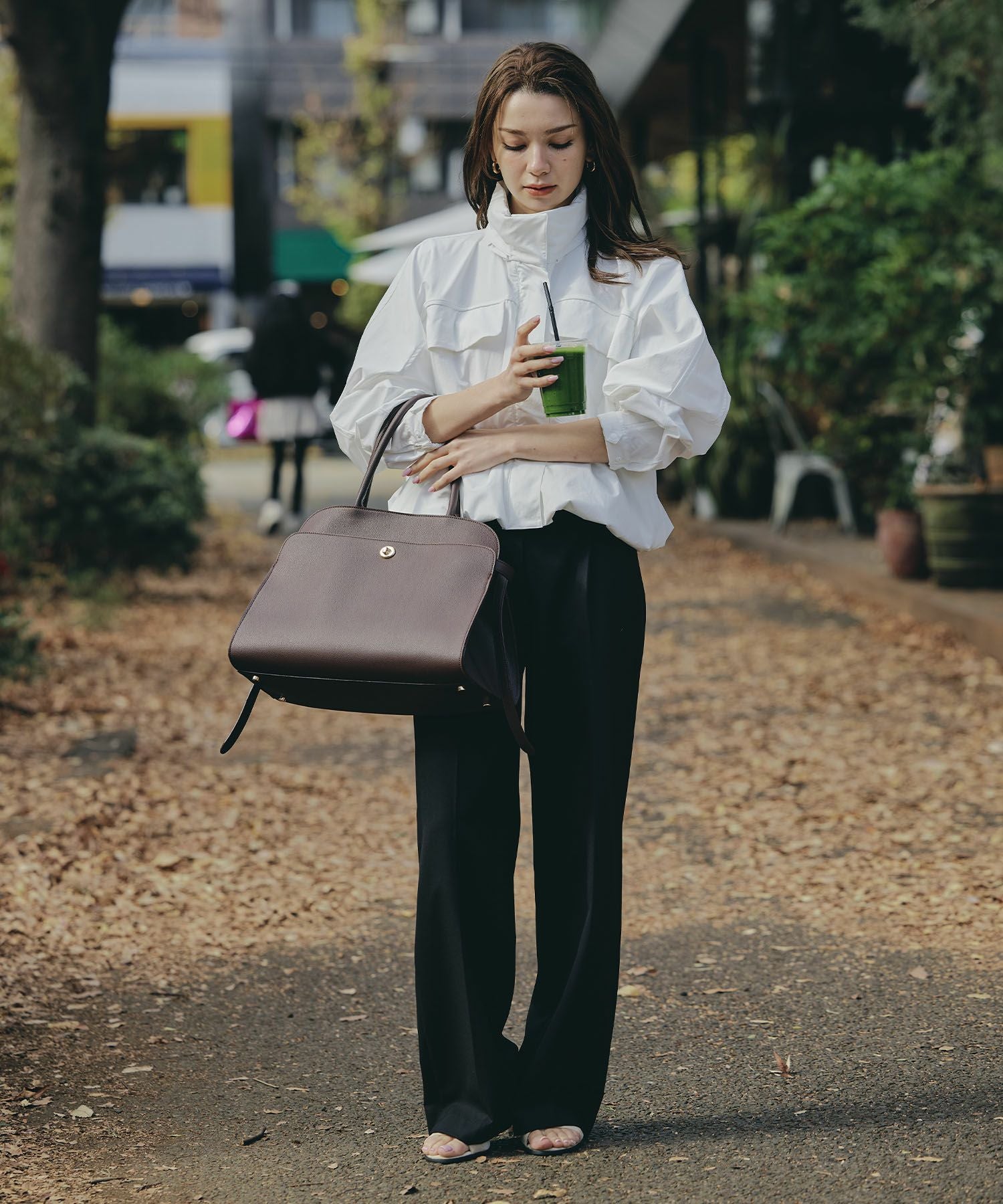 medium パンツ ARCHIVE COLLECTION サイドシーム スリム ストレート パンツ KINO THE