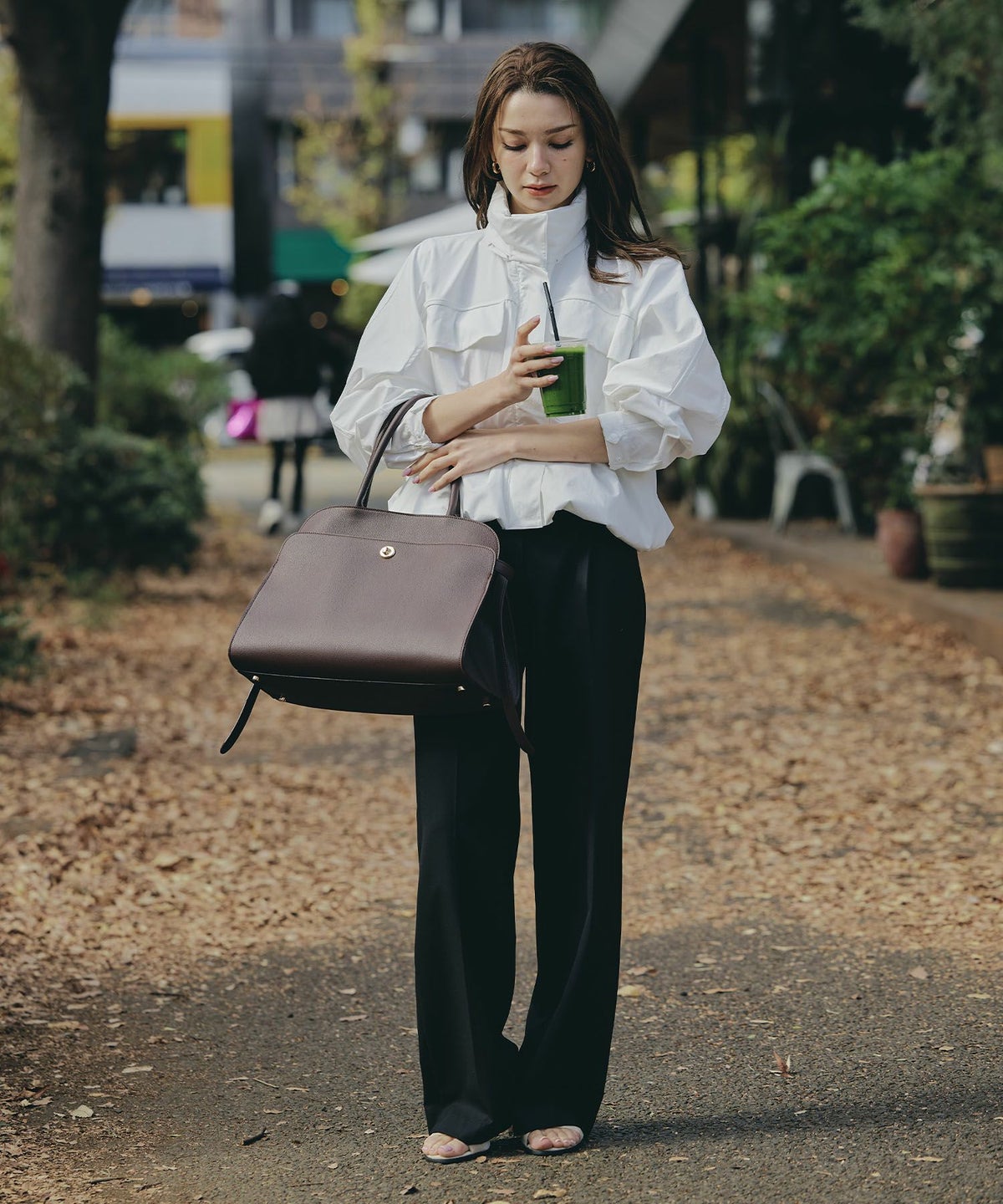 カジュアル モード ブラック お洒落 セットアップ ママコーデ 20代 30代 40代 デート お出かけ 普段使い 韓国 トレンド 可愛い 大人 大人女子 大人可愛い 通学 学生 女子会 パーティー 着回し デイリー レイヤード インスタ映え 体型カバー 綺麗め 細見え オフショル KINO THE KEI