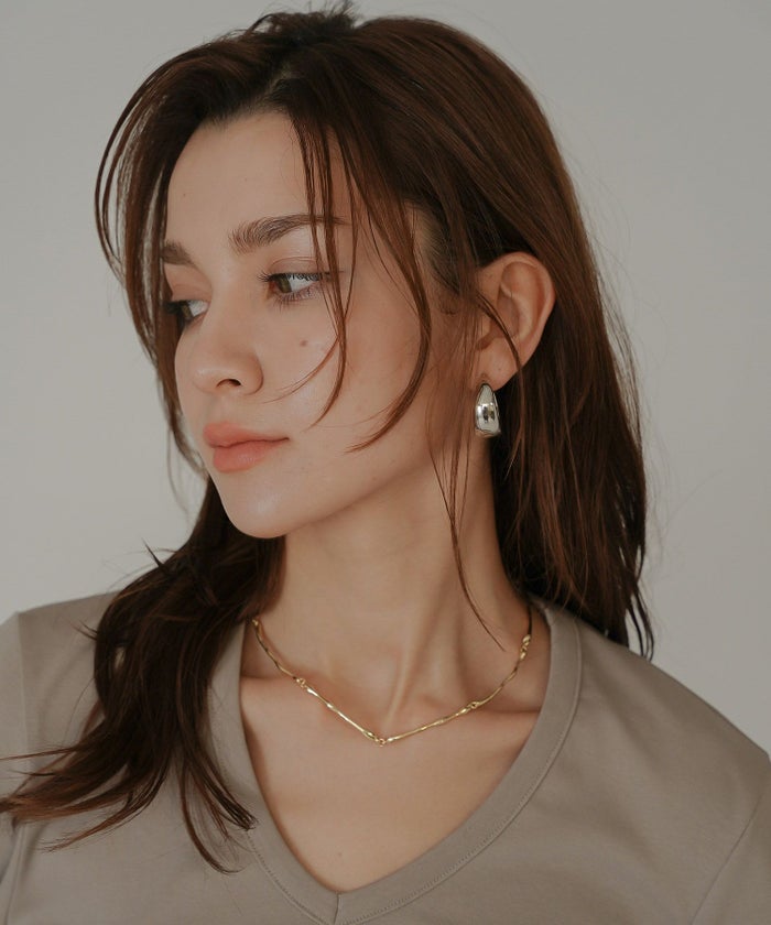 ネックレス チェーン レディース アクセサリー 肌になじむスキンジュエリー 重ね付け つけっぱなしOK 高見え 結婚式 プレゼント ギフト チョーカー シルバー ゴールド