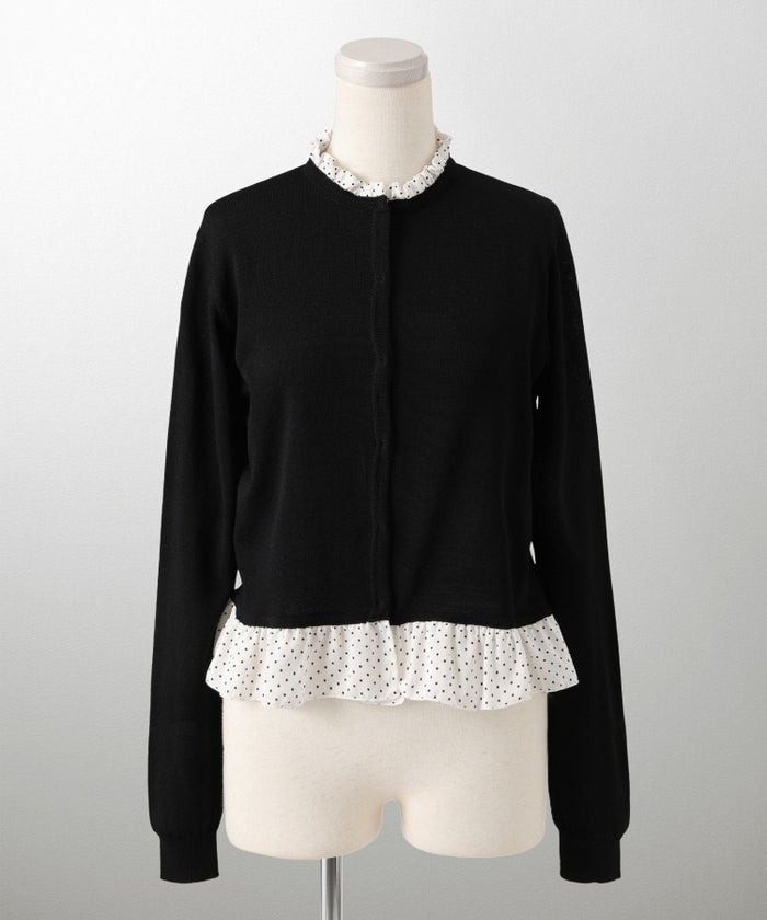 ニット トップス カーディガン レディース ファッション 肩掛け オフィス おしゃれ かわいい きれいめ 秋春 おすすめ ウォッシャブル ジョイントスペース