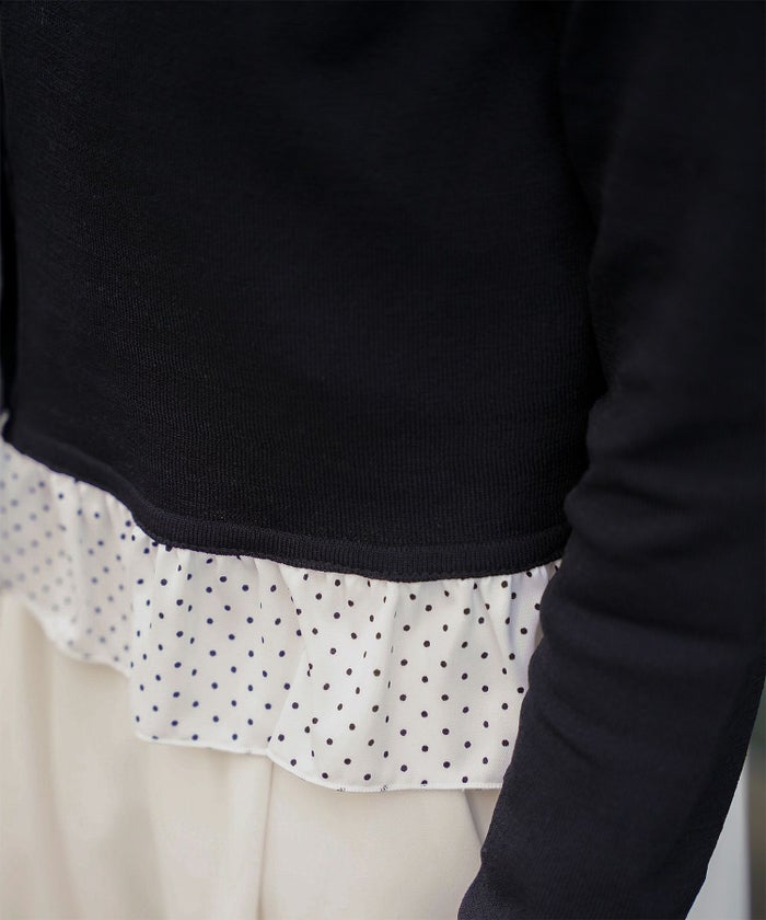 ニット トップス カーディガン レディース ファッション 肩掛け オフィス おしゃれ かわいい きれいめ 秋春 おすすめ ウォッシャブル ジョイントスペース