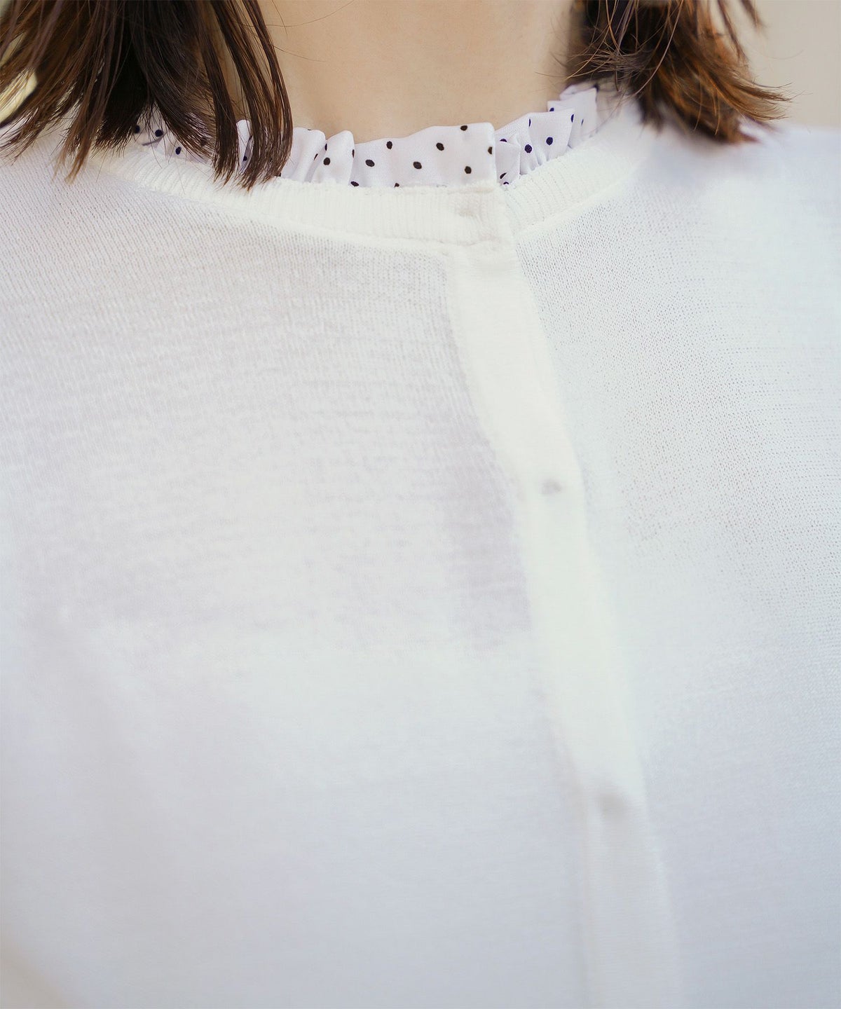 ニット トップス カーディガン レディース ファッション 肩掛け オフィス おしゃれ かわいい きれいめ 秋春 おすすめ ウォッシャブル ジョイントスペース