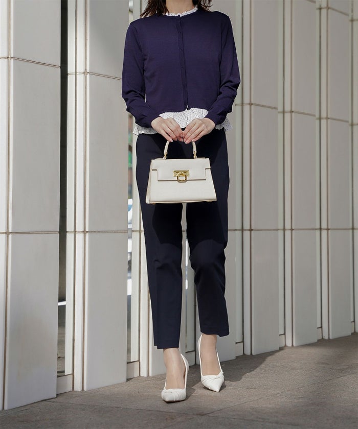 ニット トップス カーディガン レディース ファッション 肩掛け オフィス おしゃれ かわいい きれいめ 秋春 おすすめ ウォッシャブル ジョイントスペース