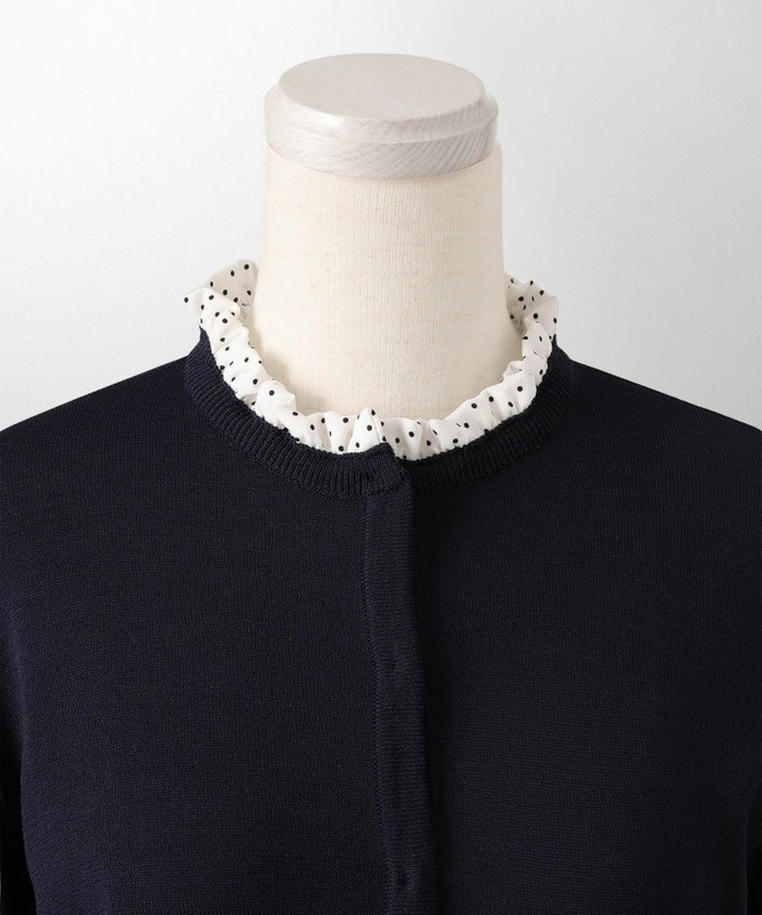 ニット トップス カーディガン レディース ファッション 肩掛け オフィス おしゃれ かわいい きれいめ 秋春 おすすめ ウォッシャブル ジョイントスペース