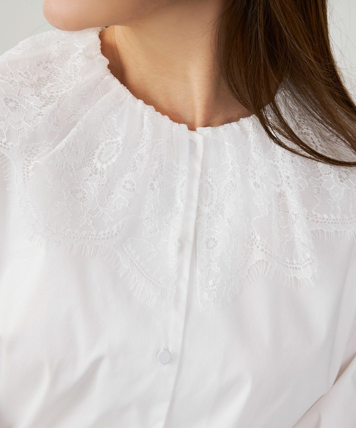 手洗い可 S/M/L 大人可愛い 上品 きれいめ オフィス 大人カジュアル フェミニン 白黒 春 ジョイントスペース