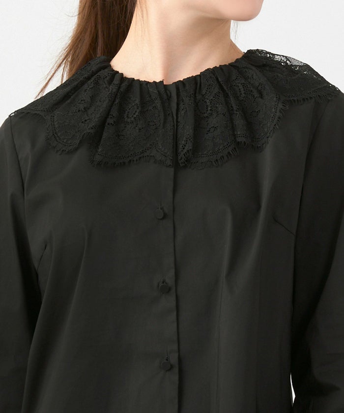 手洗い可 S/M/L 大人可愛い 上品 きれいめ オフィス 大人カジュアル フェミニン 白黒 春 ジョイントスペース