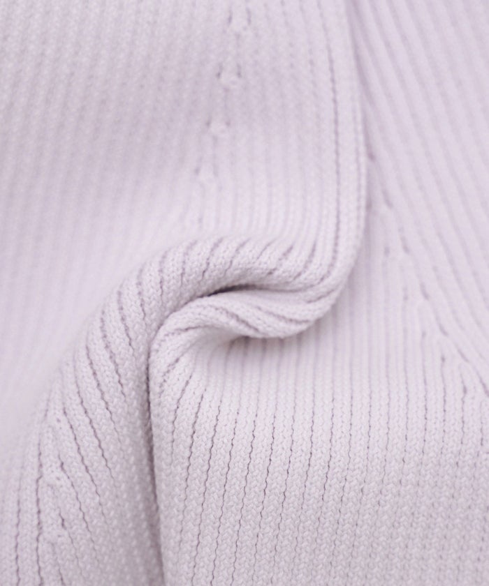 ニット トップス ペプラム 花 花襟 フラワー 長袖 春 秋 冬 きれいめ カジュアル 上品 配色