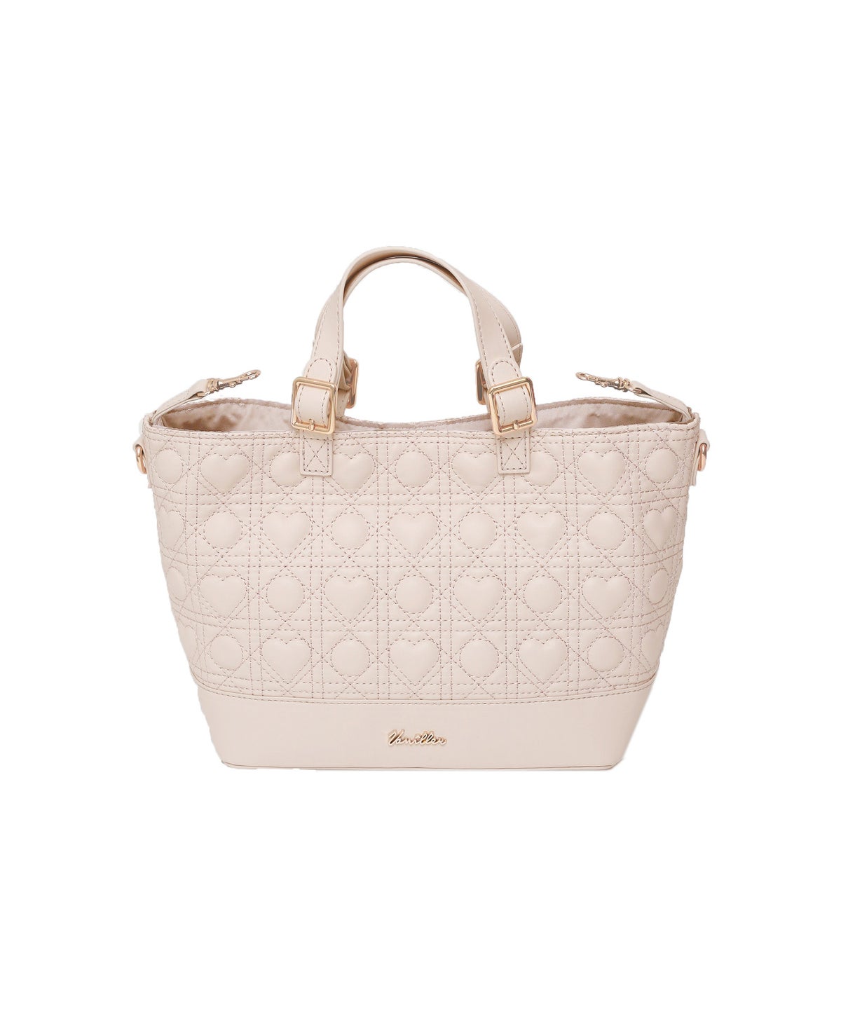 トートバッグ バッグ ハンドバッグ ハート ハートキルティング 2WAY かわいい