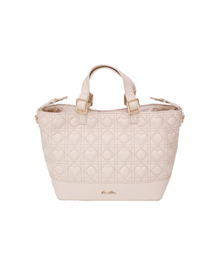 トートバッグ バッグ ハンドバッグ ハート ハートキルティング 2WAY かわいい