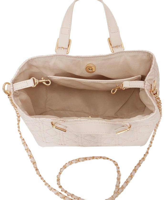 トートバッグ バッグ ハンドバッグ ハート ハートキルティング 2WAY かわいい