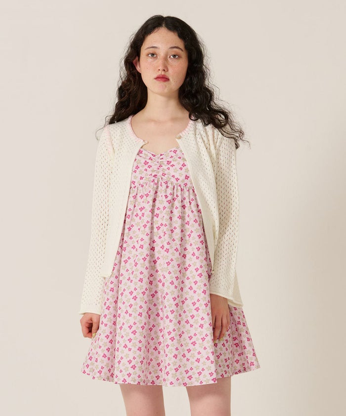 花柄/ワンピース/キャミワンピ