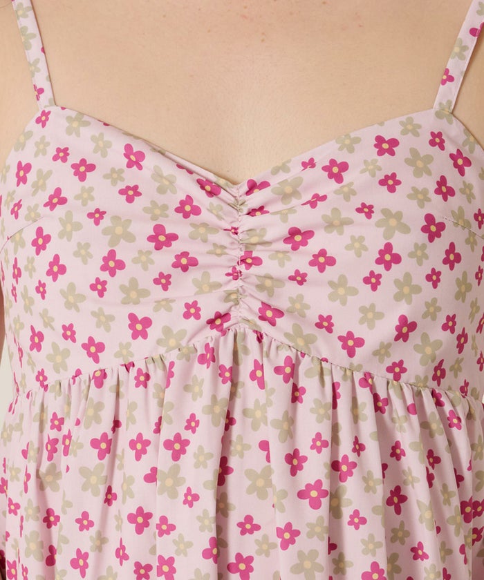 花柄/ワンピース/キャミワンピ