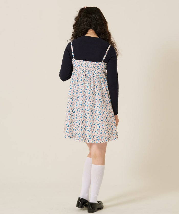 花柄/ワンピース/キャミワンピ