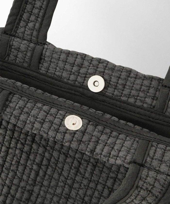 マチ付き パールトリム ヌビ バッグ large オフィス かわいい アイボリー グレー チャコール ブラック フリー