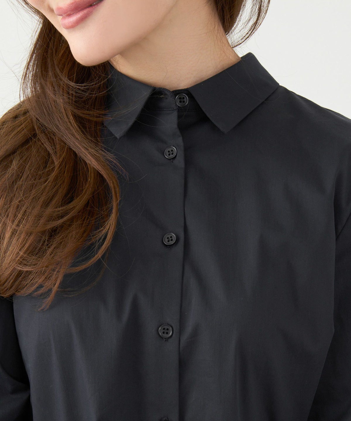 手洗い可 オフィス おしゃれ フェミニン 大人カジュアル 上品 きれいめ 長袖 白 ジョイントスペース