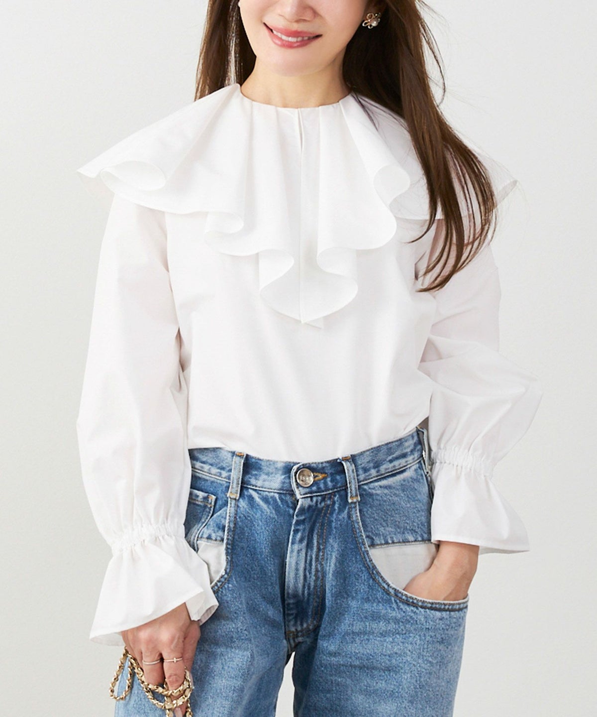 手洗い可 トップス オフィス 着回し かわいい 大人カジュアル きれいめ フェニミン おすすめ ジョイントスペース