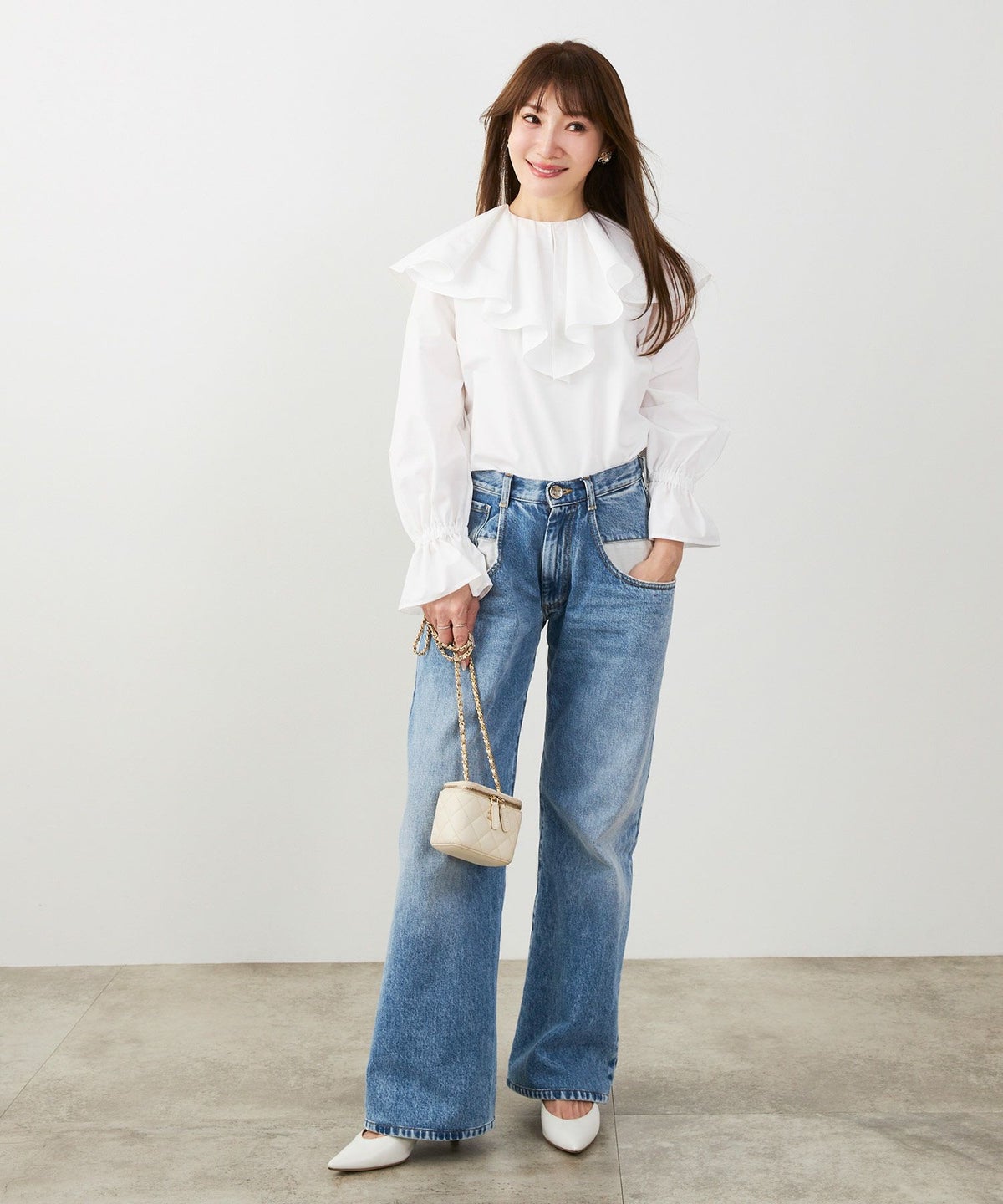 手洗い可 トップス オフィス 着回し かわいい 大人カジュアル きれいめ フェニミン おすすめ ジョイントスペース