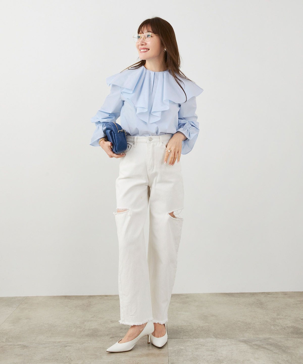 手洗い可 トップス オフィス 着回し かわいい 大人カジュアル きれいめ フェニミン おすすめ ジョイントスペース