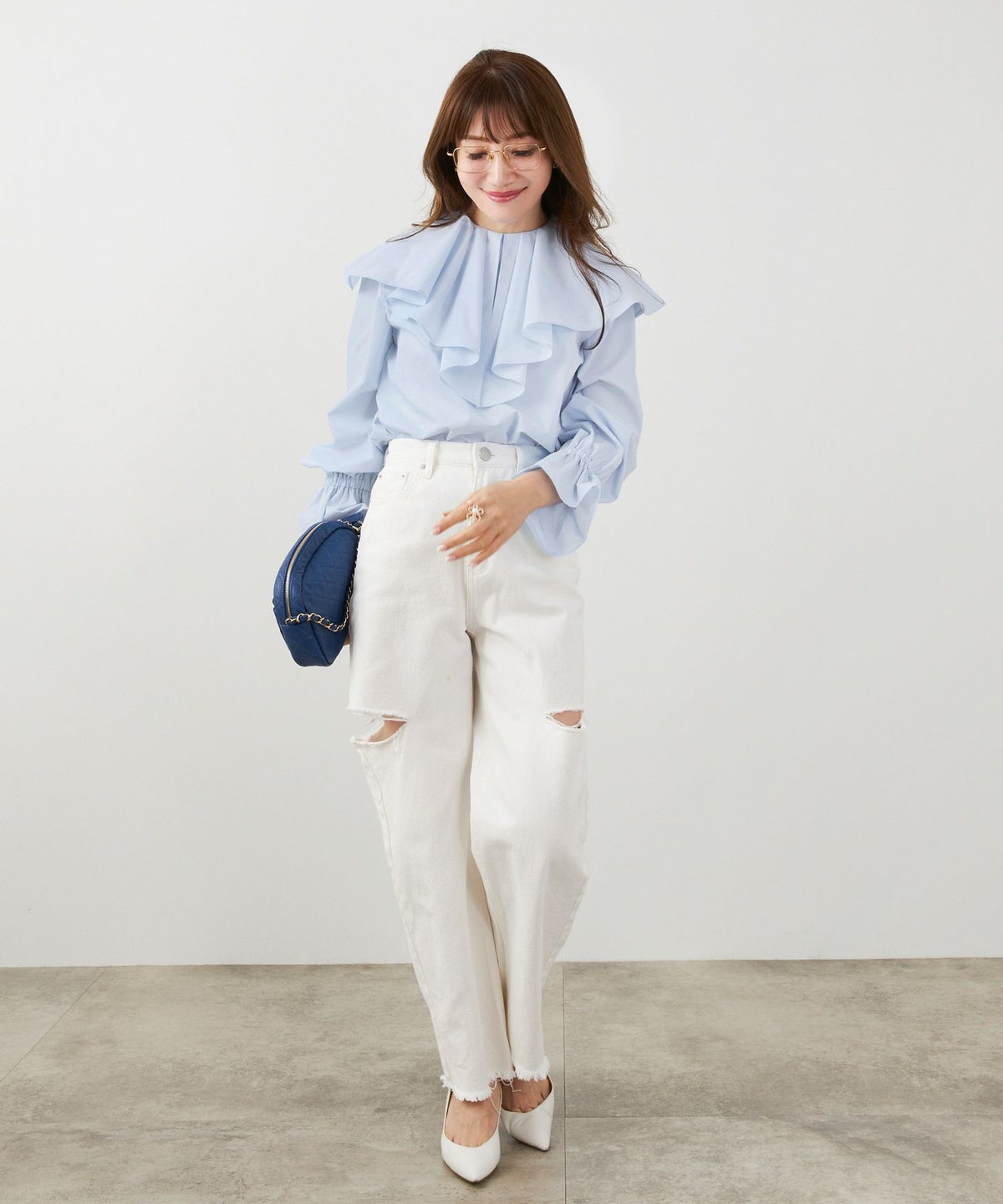 手洗い可 トップス オフィス 着回し かわいい 大人カジュアル きれいめ フェニミン おすすめ ジョイントスペース