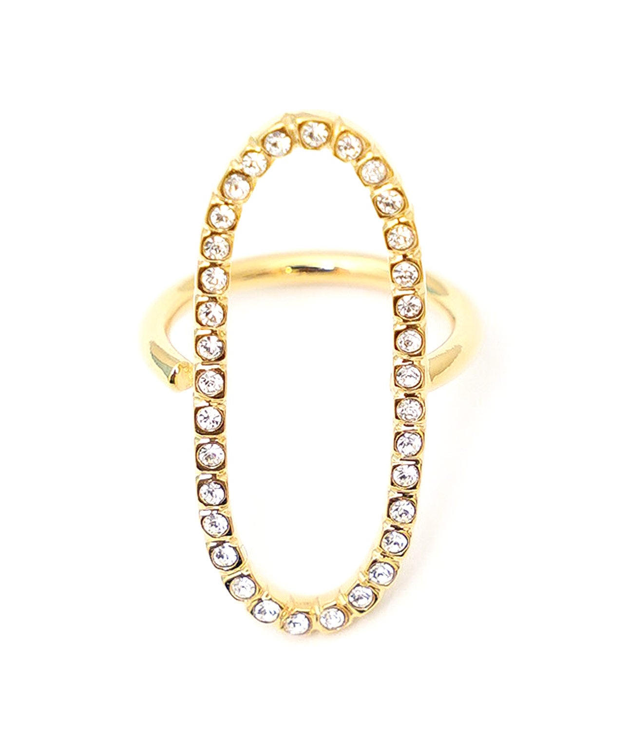 クリスタル オーバル リング Crystal Oval Ring （Liala） 全1色