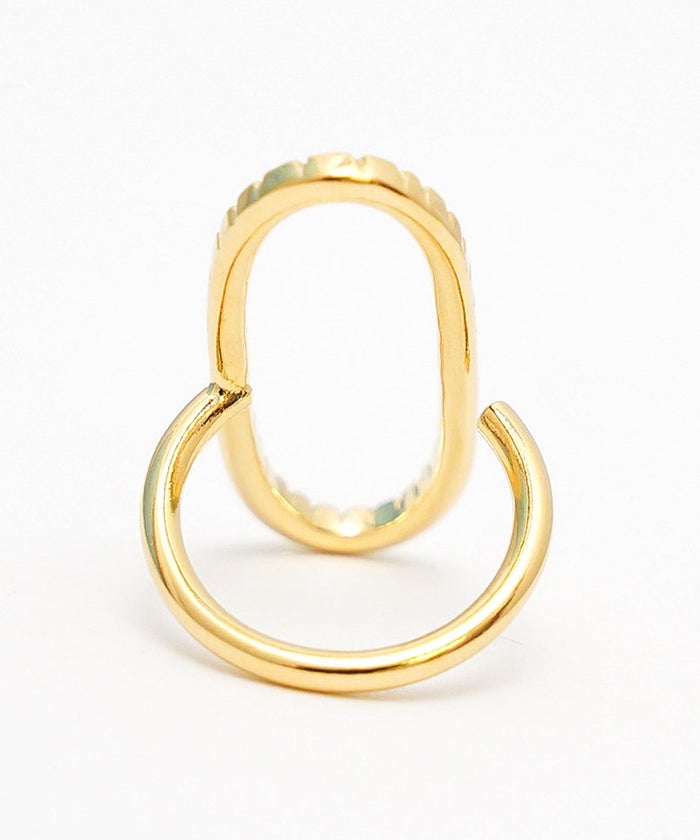 クリスタル オーバル リング Crystal Oval Ring