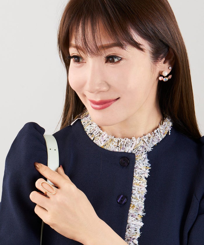 クリスタル オーバル リング Crystal Oval Ring