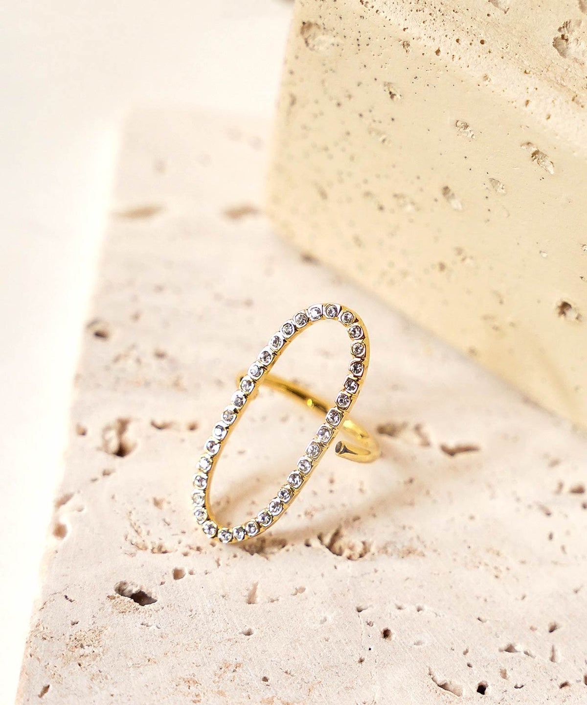 クリスタル オーバル リング Crystal Oval Ring