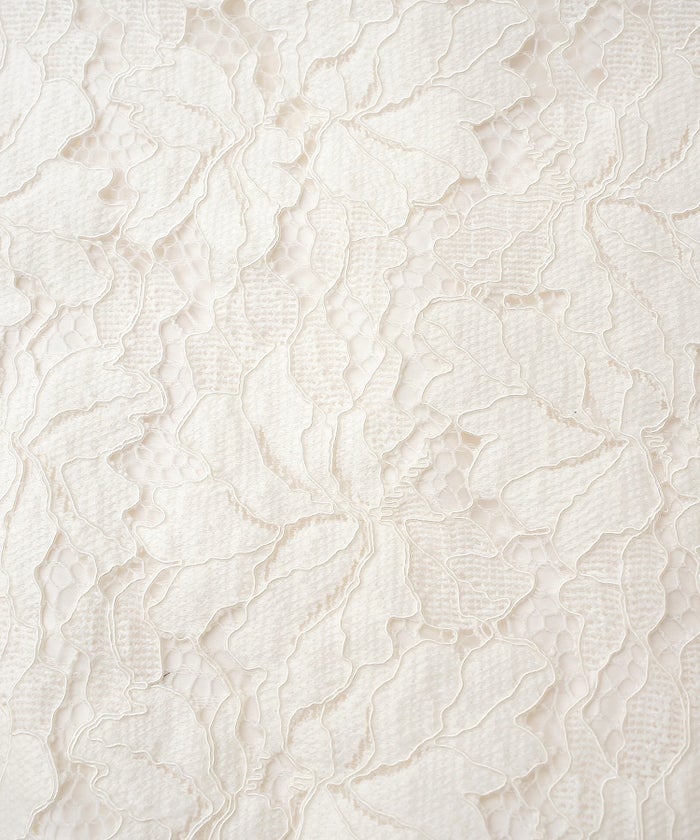 総レース ロング トレンチコート ホワイト ピンク ネイビー 総レース ロング トレンチコート ＆BLOOM（アンドブルーム）