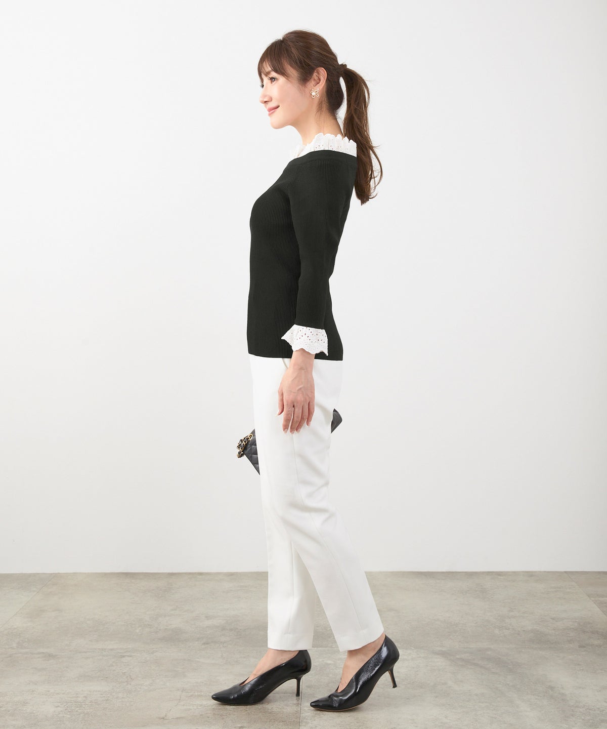 手洗い可 レディース 大人カジュアル 上品 かわいい きれいめ オフィス フェニミン 春 ジョイントスペース