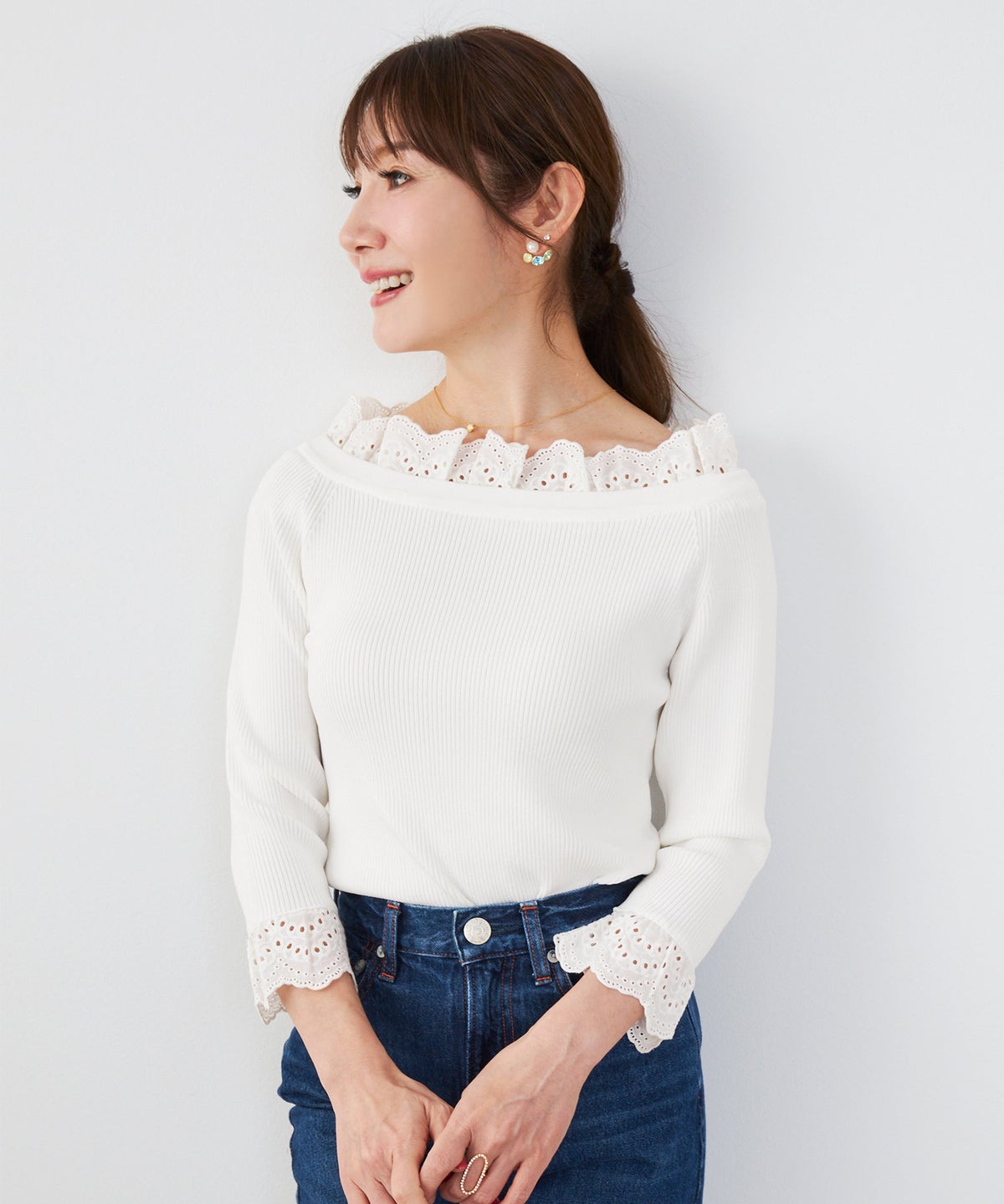 手洗い可 レディース 大人カジュアル 上品 かわいい きれいめ オフィス フェニミン 春 ジョイントスペース