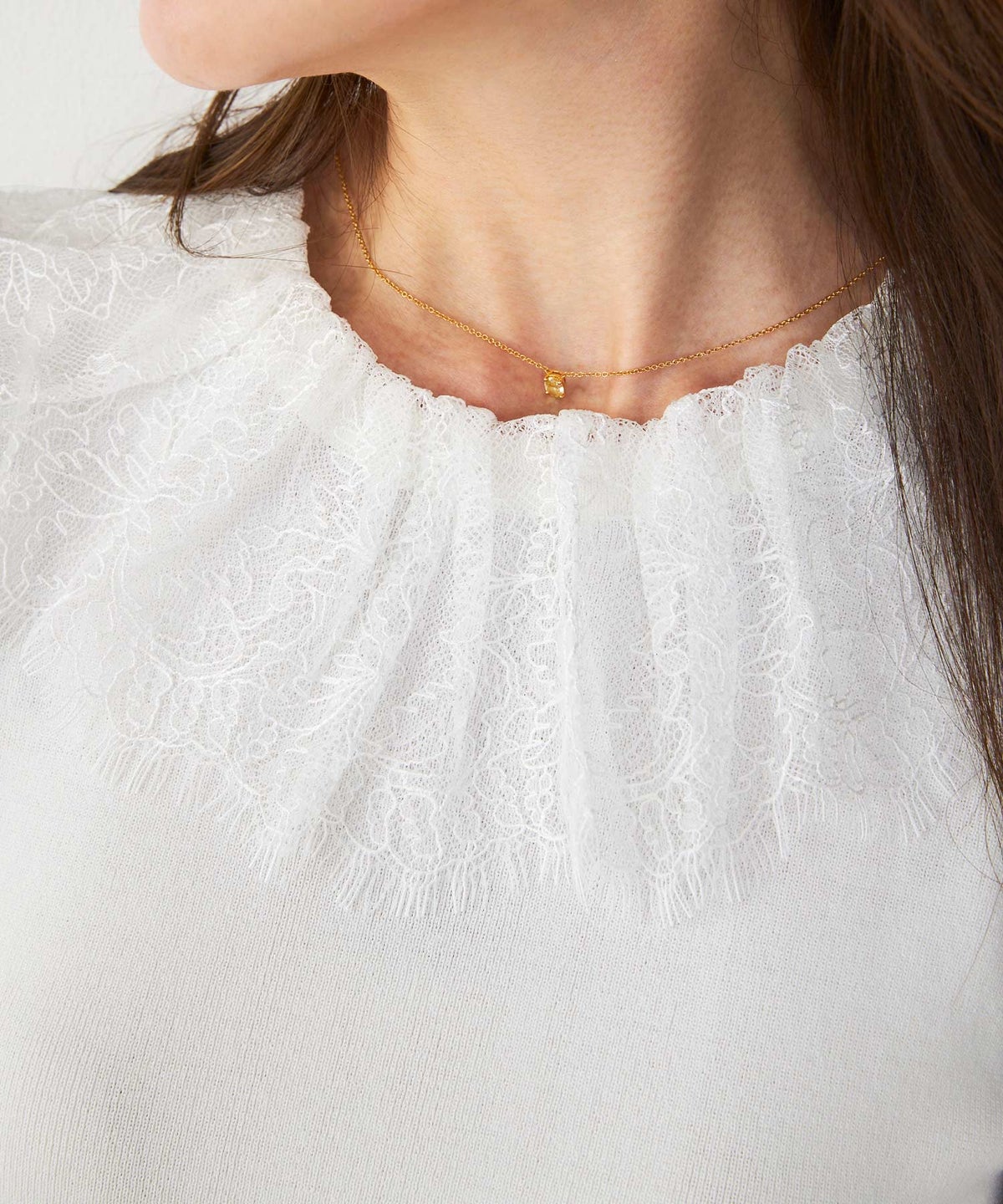 手洗い可 サマーニット ドライタッチ シャリ感 涼感 春 夏 フェミニン 上品 大人可愛い きれいめ 大人カジュアル ジョイントスペース