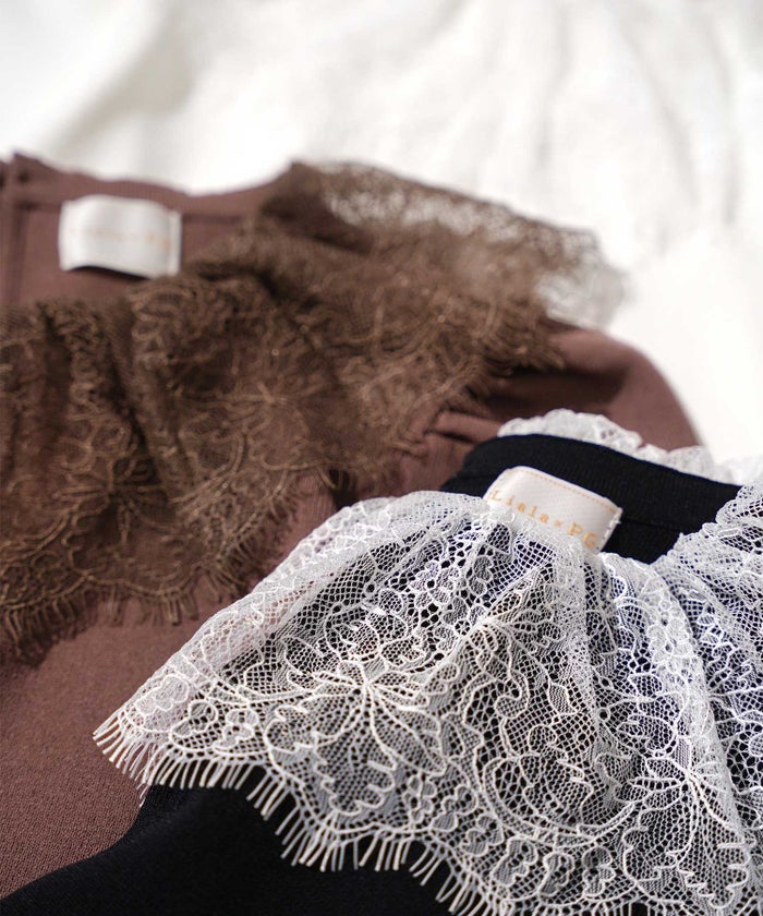 手洗い可 サマーニット ドライタッチ シャリ感 涼感 春 夏 フェミニン 上品 大人可愛い きれいめ 大人カジュアル ジョイントスペース