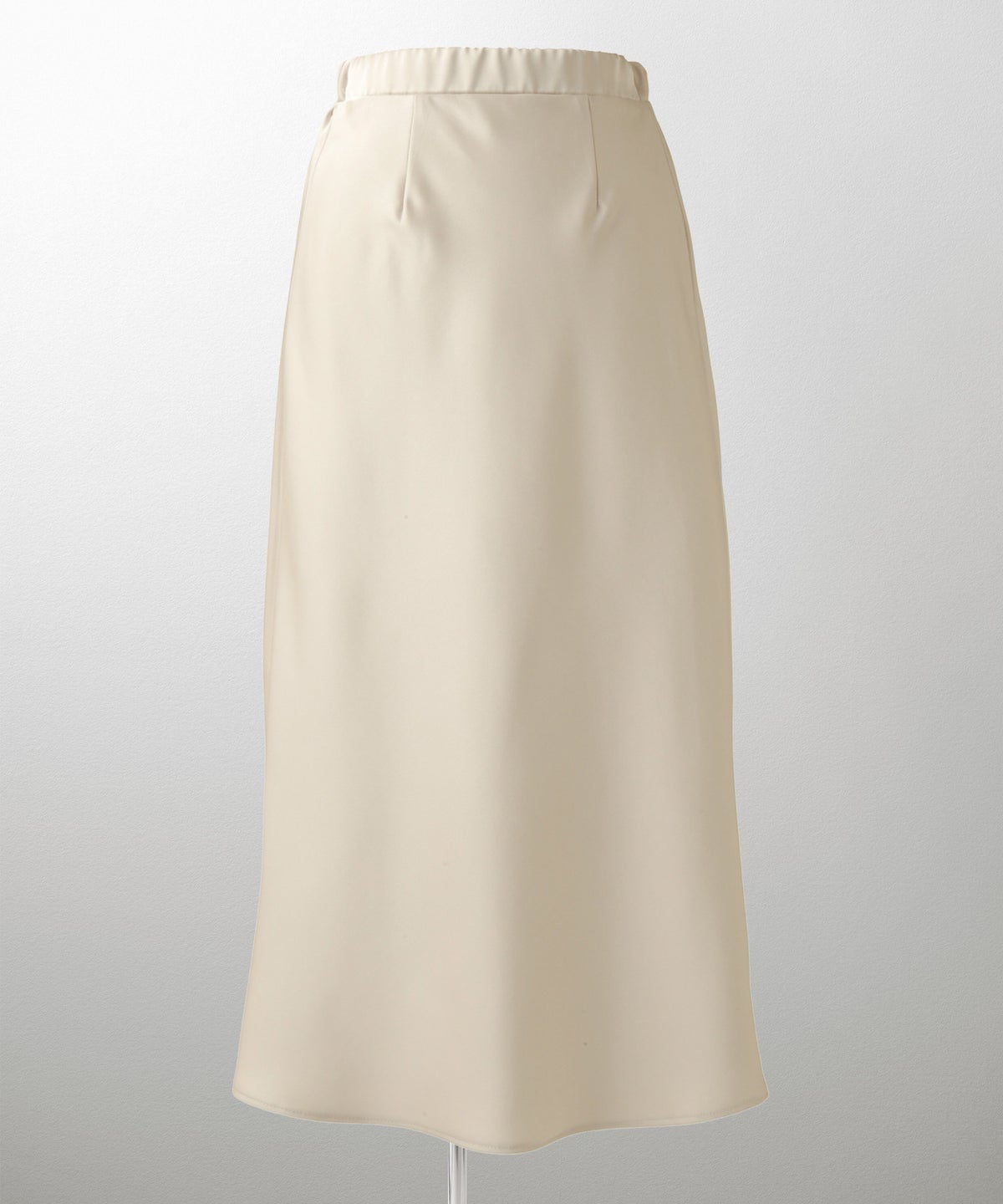 サテン ナロー スカート ボトムス レディース サックス ベージュ ブラック S M