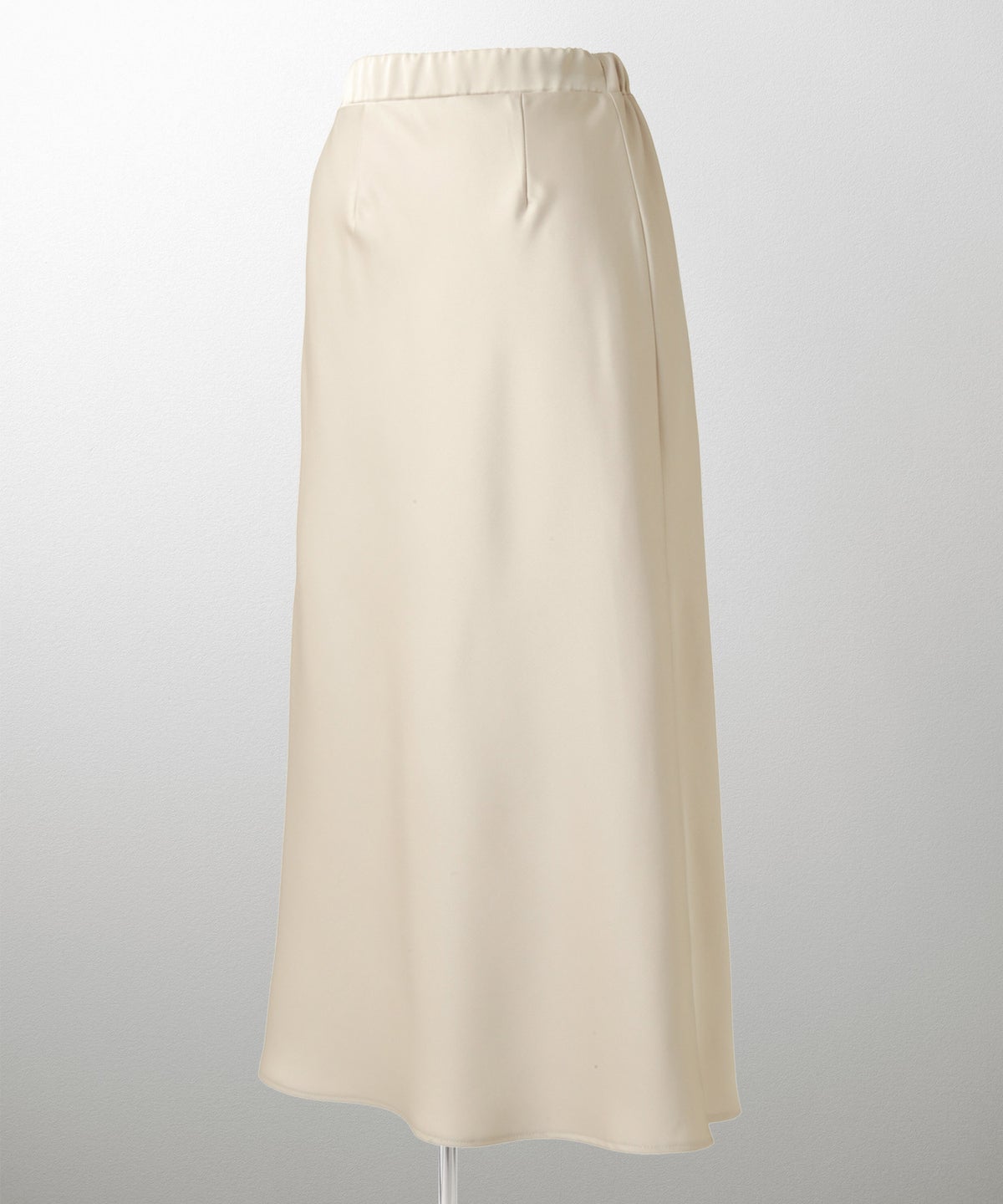 サテン ナロー スカート ボトムス レディース サックス ベージュ ブラック S M