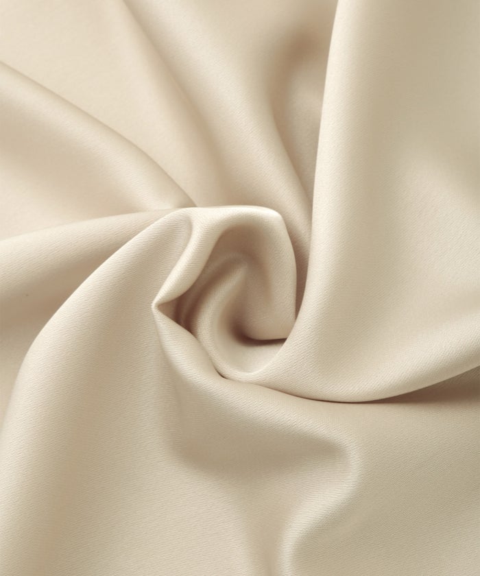 サテン ナロー スカート ボトムス レディース サックス ベージュ ブラック S M