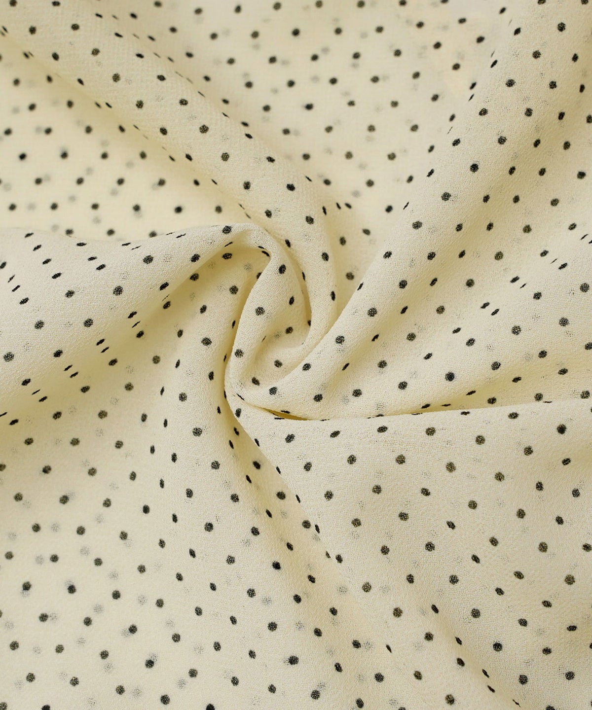 ブラウス トップス クルーネック ドット 柄 春 秋 夏 晩夏 ホワイト アイボリー ベージュ ブラック 長袖 シアー 透け感 抜け感 シースルー 涼しい 清涼感 軽い 軽量