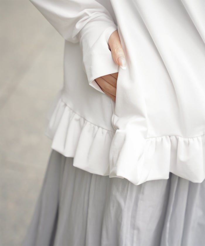 ポケッタブル UVカット パーカー レディース ファッション ホワイト ネイビー ブラック M