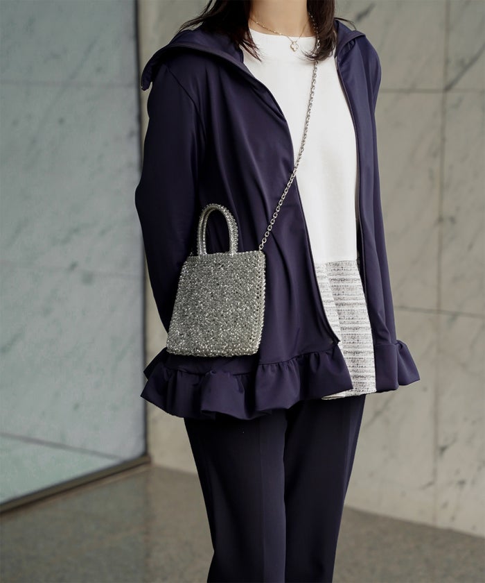 ポケッタブル UVカット パーカー レディース ファッション ホワイト ネイビー ブラック M