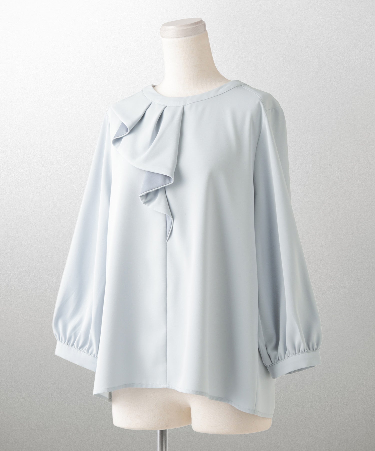 SUMMER-SALE アシンメトリー ラッフル ブラウス HUIT 全3色｜hit851