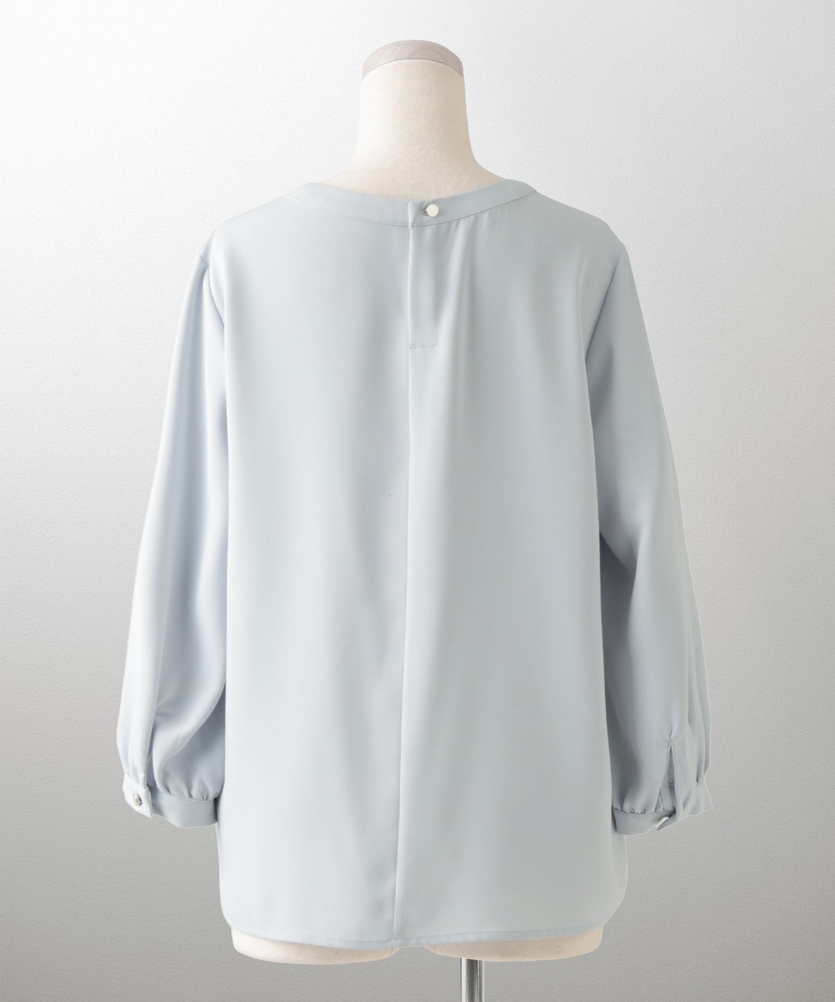 アシンメトリー ラッフル ブラウス レディース ファッション ウォッシャブル ホワイト サックス ネイビー M