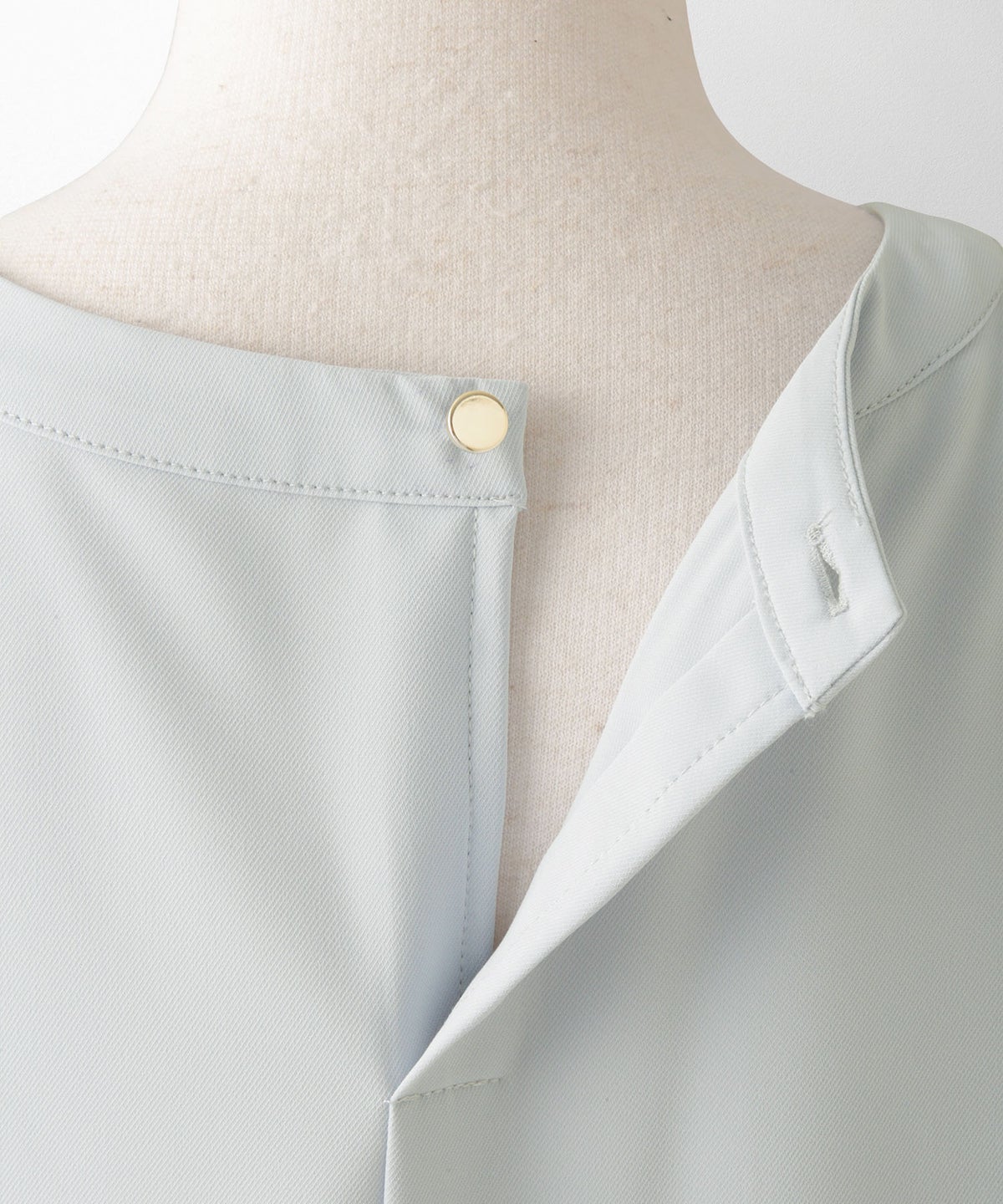 アシンメトリー ラッフル ブラウス レディース ファッション ウォッシャブル ホワイト サックス ネイビー M