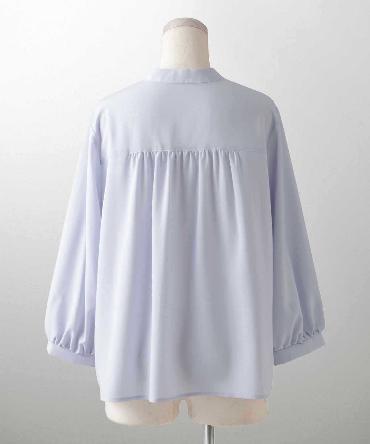 フロント フリル ボウタイ ブラウス レディース ファッション ホワイトドット アイボリー サックス ネイビー ブラックドット M