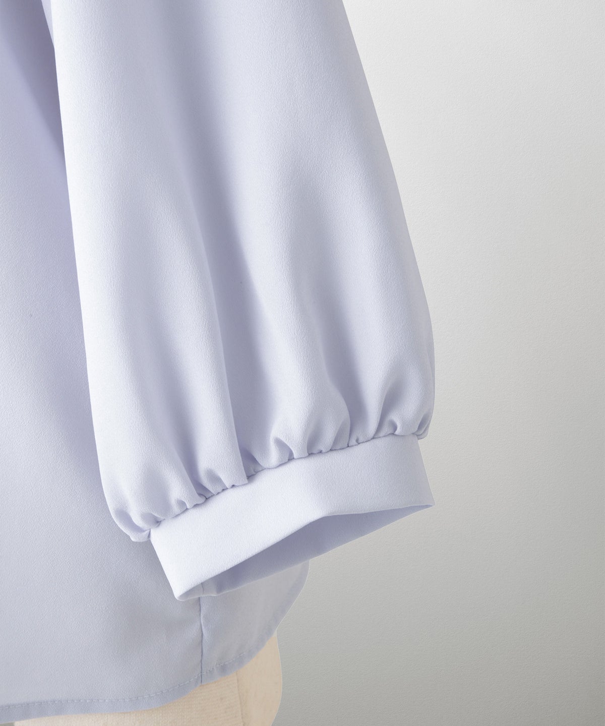 フロント フリル ボウタイ ブラウス レディース ファッション ホワイトドット アイボリー サックス ネイビー ブラックドット M